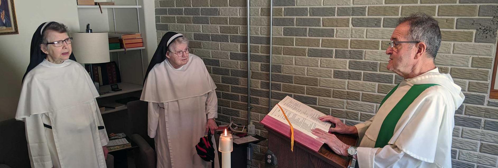 Mass in the chapel